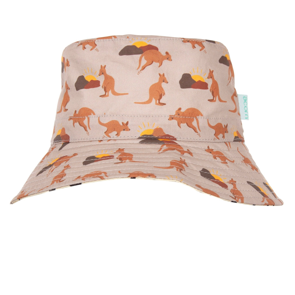 Aussie Sunset Wide Brim Bucket Hat - Acorn Kids Accessories