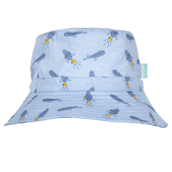 Blast Off Wide Brim Bucket Hat - Acorn Kids Accessories