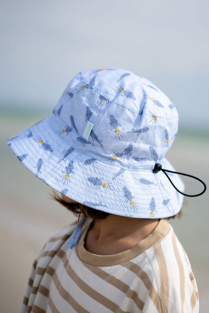 Blast Off Wide Brim Bucket Hat - Acorn Kids Accessories