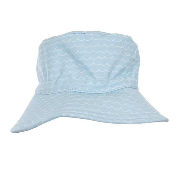 Blue Waves Wide Brim Swim Hat - Acorn Kids Accessories