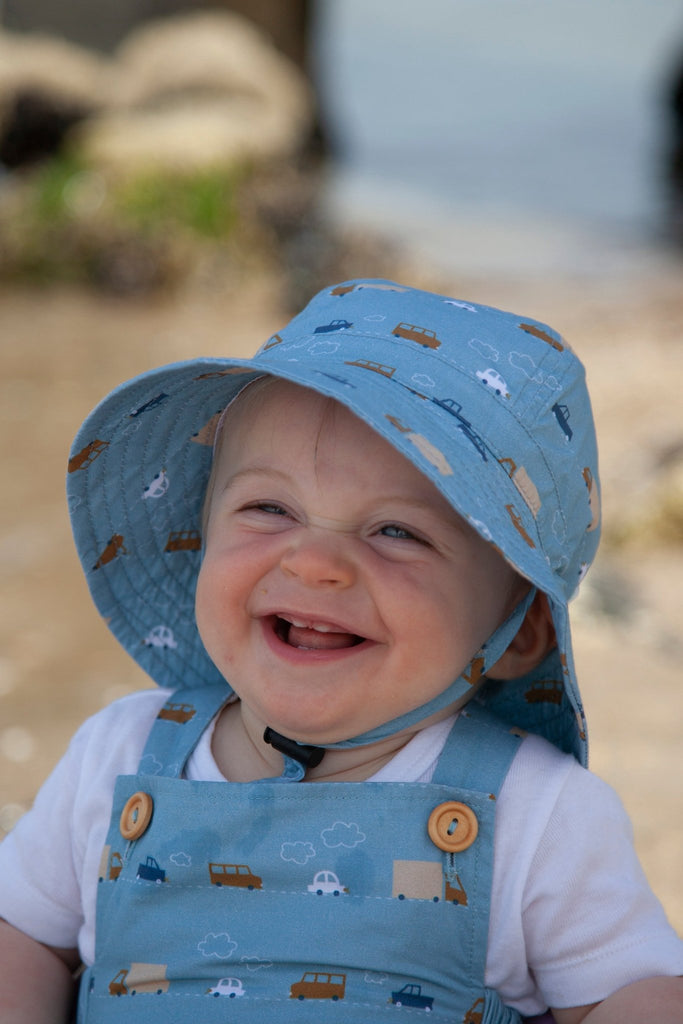 Cars Infant Hat & Flap Cap Bundle - Acorn Kids Accessories