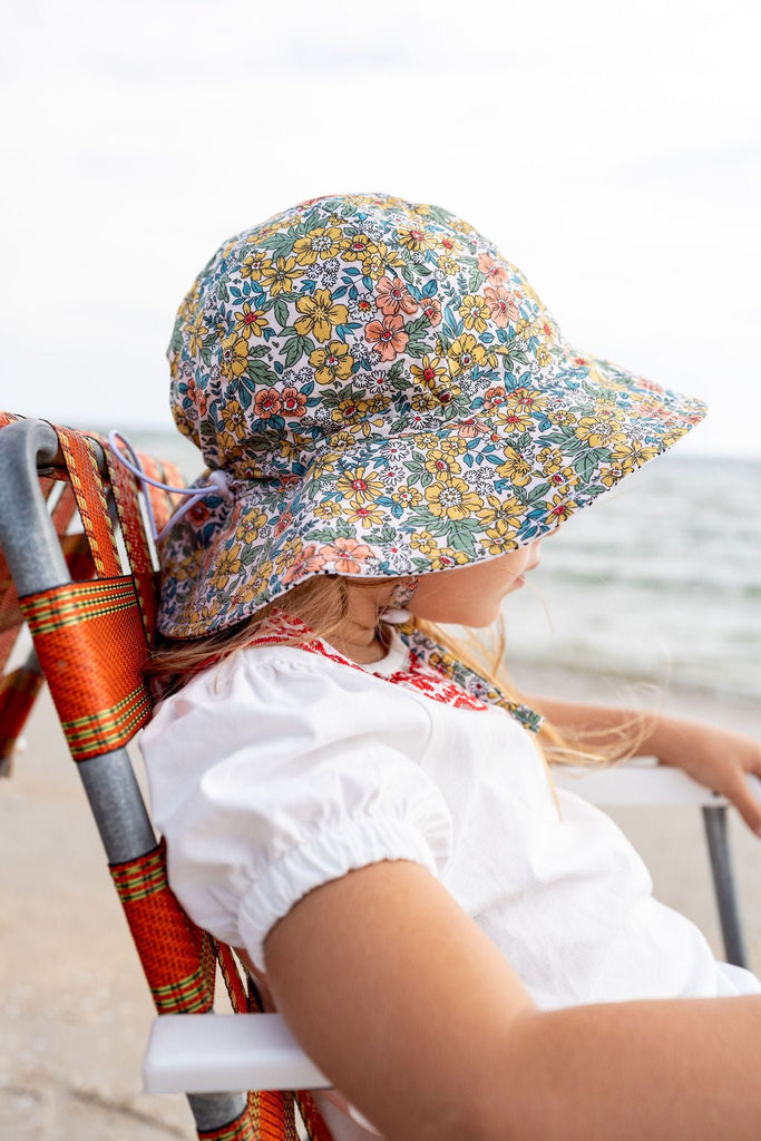 Chloe Wide Brim Sunhat - Acorn Kids Accessories