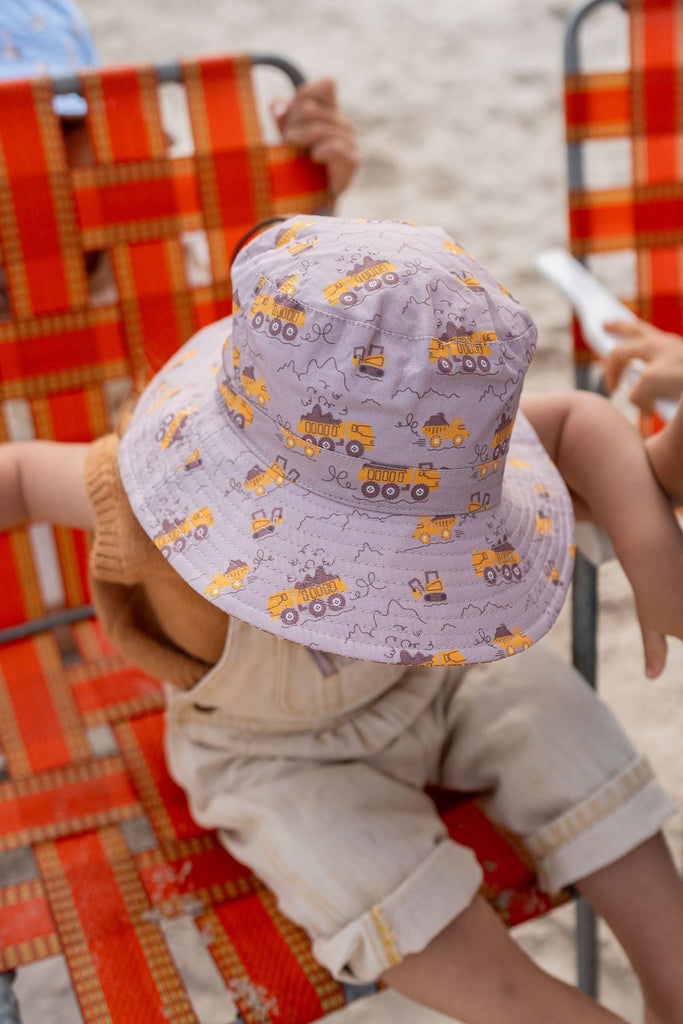 Construction Wide Brim Bucket Hat - Acorn Kids Accessories