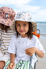 Dino Delight Wide Brim Bucket Hat - Acorn Kids Accessories