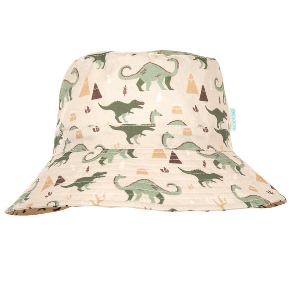 Dino Delight Wide Brim Bucket Hat - Acorn Kids Accessories