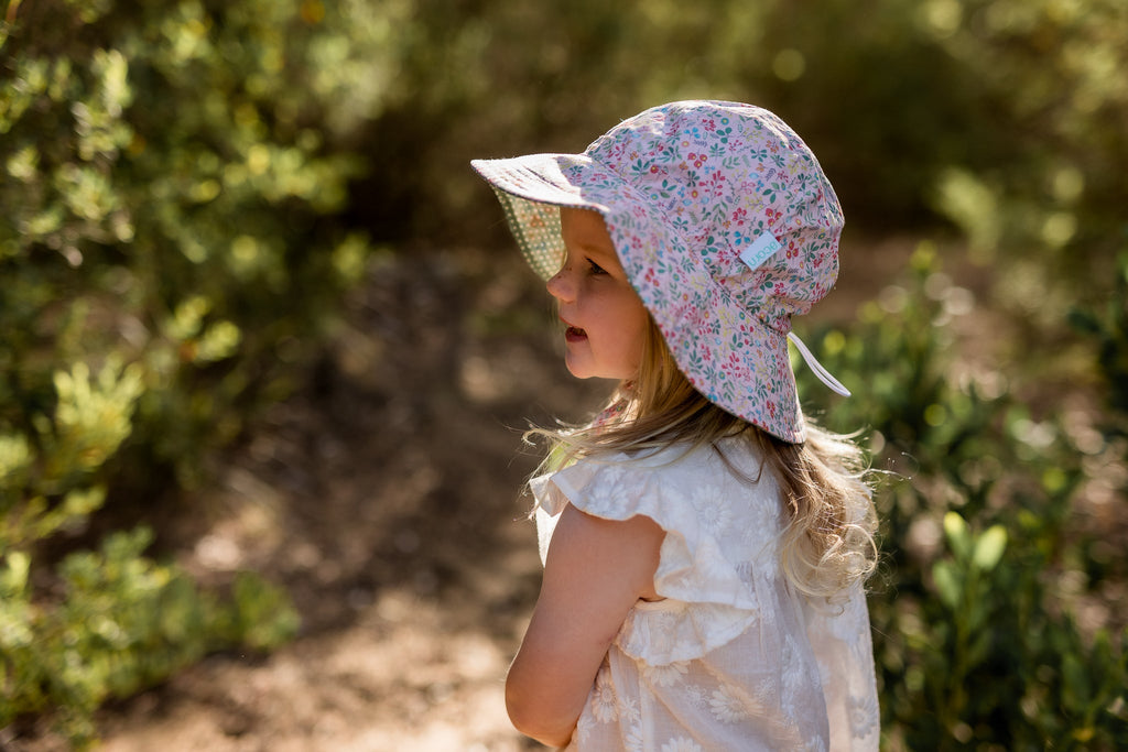 Juliette Wide Brim Sunhat - Acorn Kids Accessories