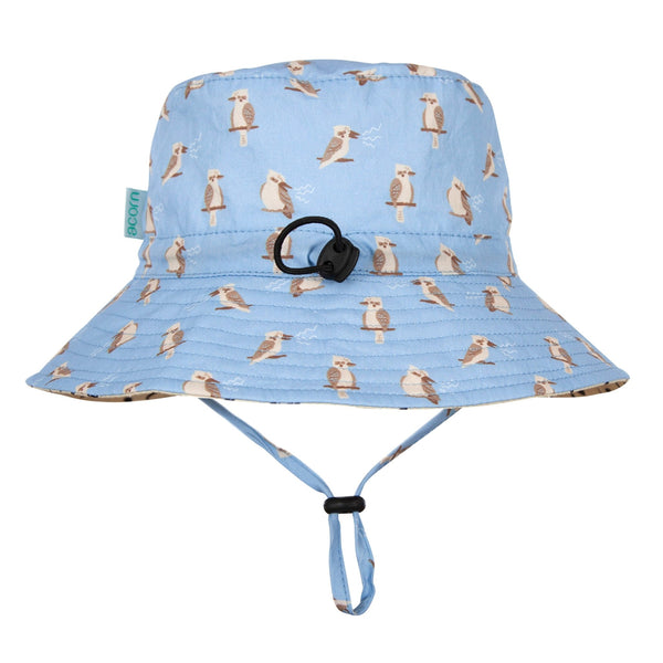 Kookaburra Wide Brim Bucket Hat - Acorn Kids Accessories