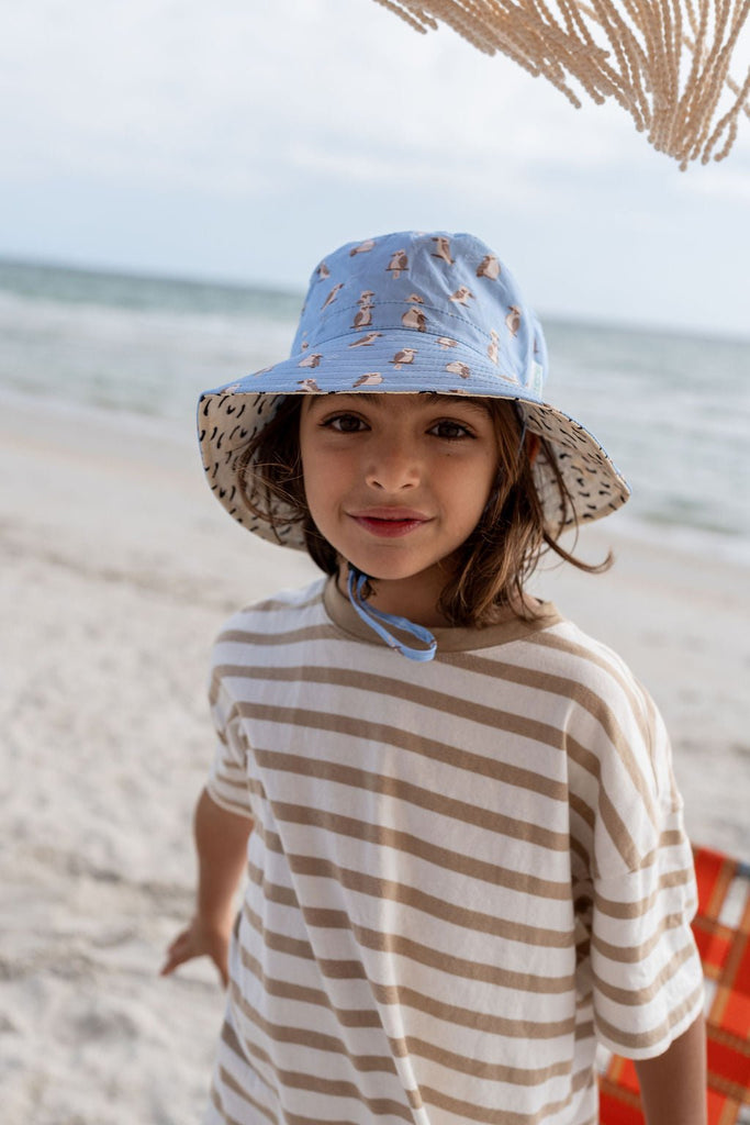 Kookaburra Wide Brim Bucket Hat - Acorn Kids Accessories