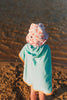 Light Blue Terry Towling Hooded Towel - Acorn Kids Accessories