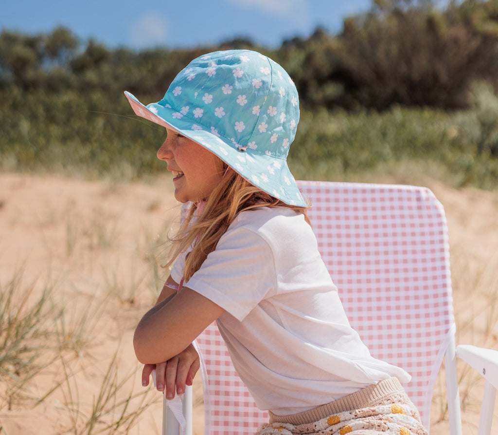 Petunia Reversible Wide Brim Sunhat - Acorn Kids Accessories