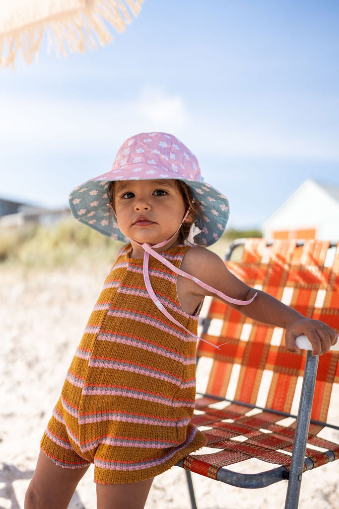 Petunia Reversible Wide Brim Sunhat - Acorn Kids Accessories