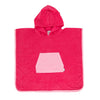 Pink Terry Towling Hooded Towel - Acorn Kids Accessories