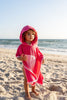 Pink Terry Towling Hooded Towel - Acorn Kids Accessories