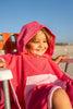 Pink Terry Towling Hooded Towel - Acorn Kids Accessories