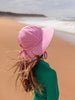 Pink Waves Wide Brim Swim Hat - Acorn Kids Accessories