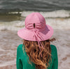 Pink Waves Wide Brim Swim Hat - Acorn Kids Accessories