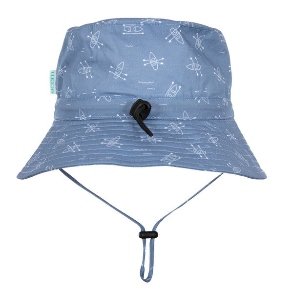 Row Boats Wide Brim Bucket Hat - Acorn Kids Accessories