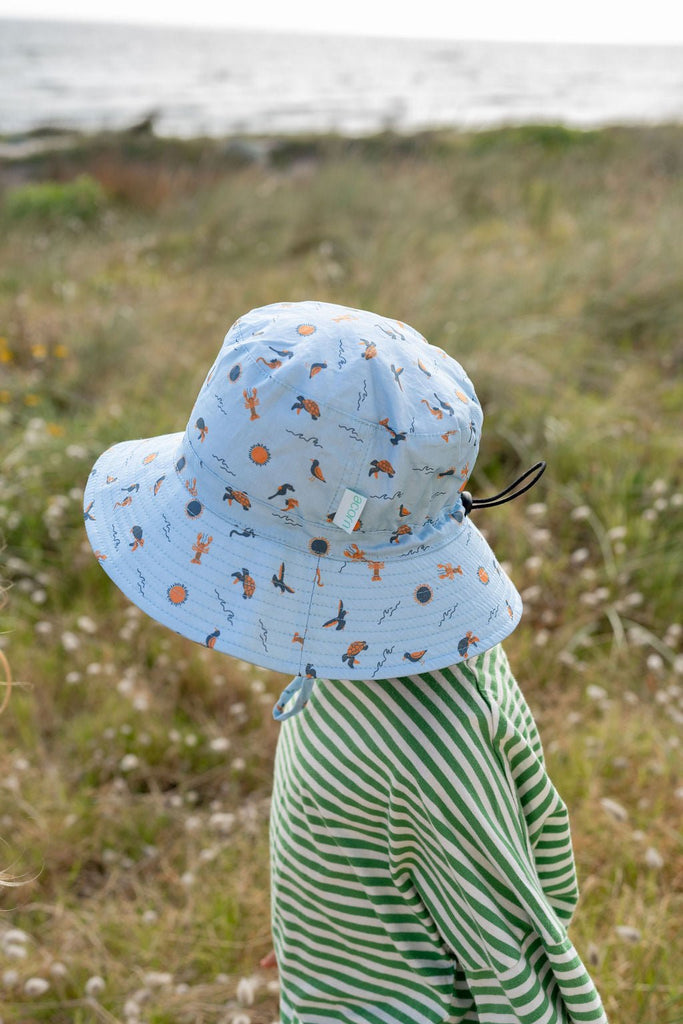 Sea Life Wide Brim Bucket Hat - Acorn Kids Accessories