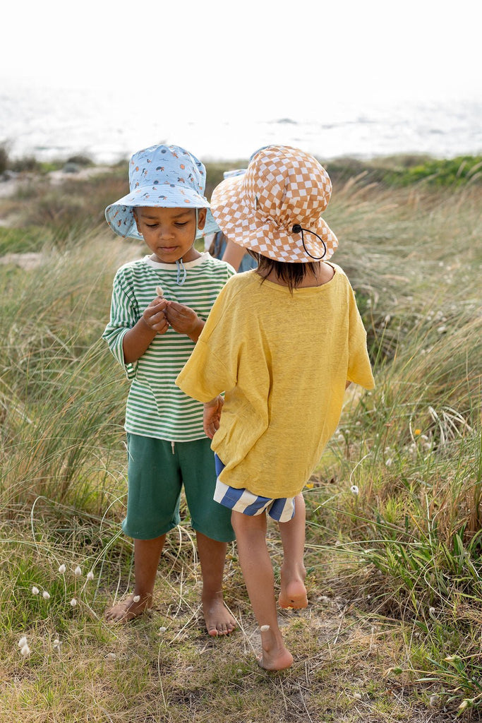 Sea Life Wide Brim Bucket Hat - Acorn Kids Accessories