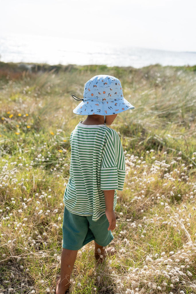 Sea Life Wide Brim Bucket Hat - Acorn Kids Accessories