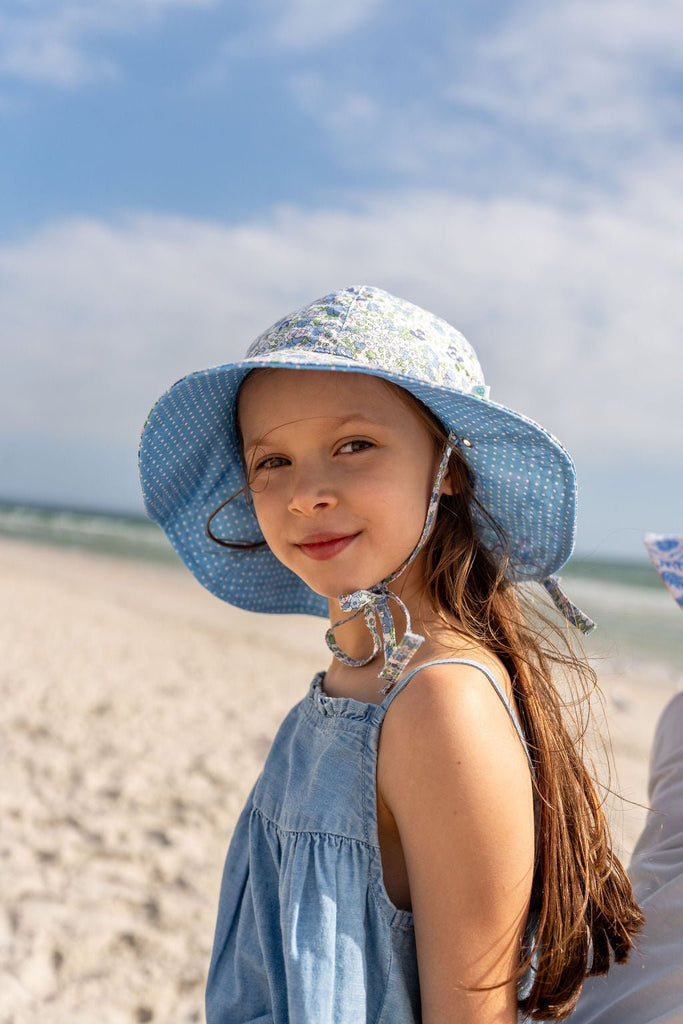 Sophia Wide Brim Reversible Sunhat - Acorn Kids Accessories