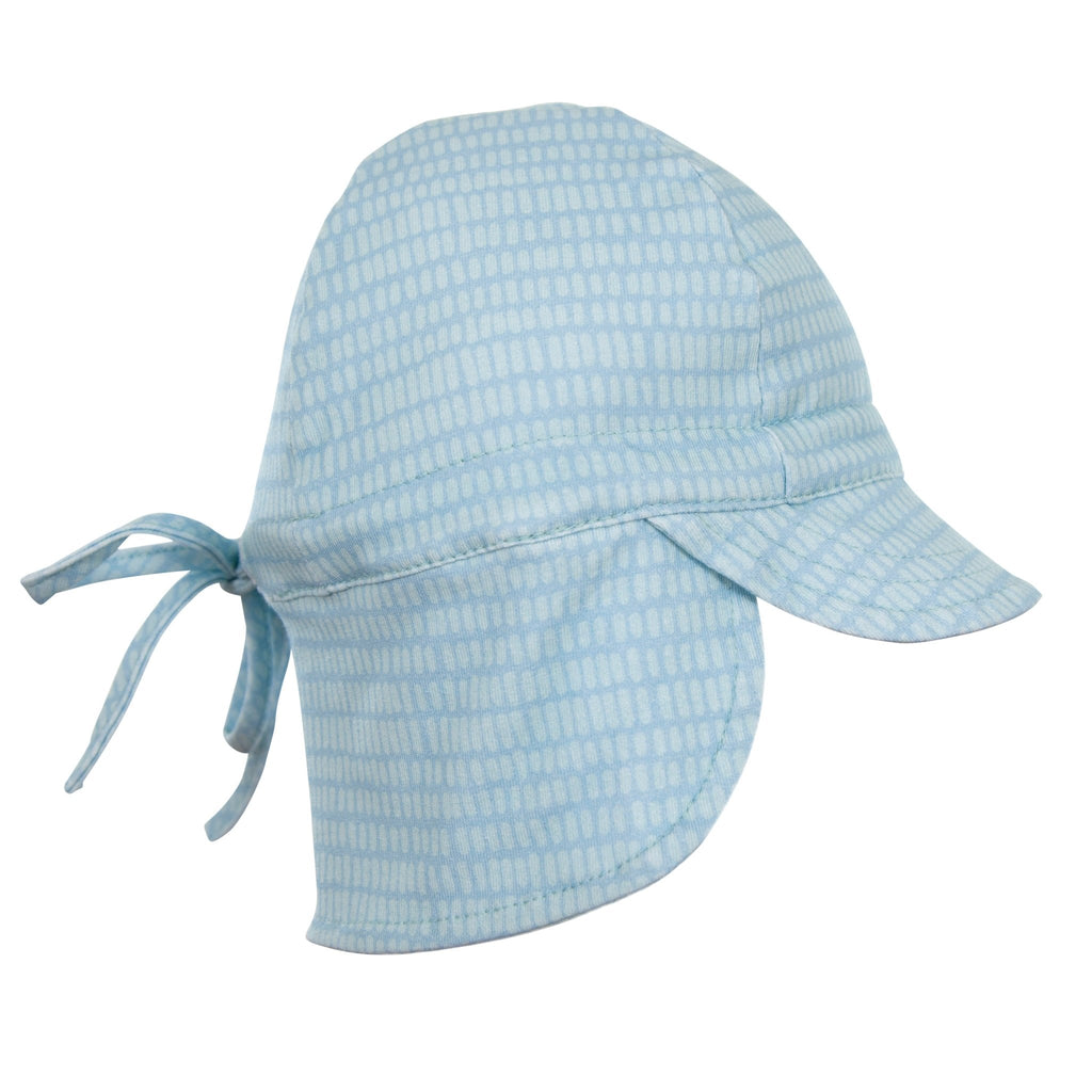 Teal Dashes Flap Hat - Acorn Kids Accessories