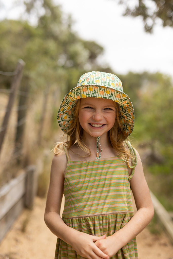 Tulip Broad Brim Bucket Hat - Acorn Kids Accessories