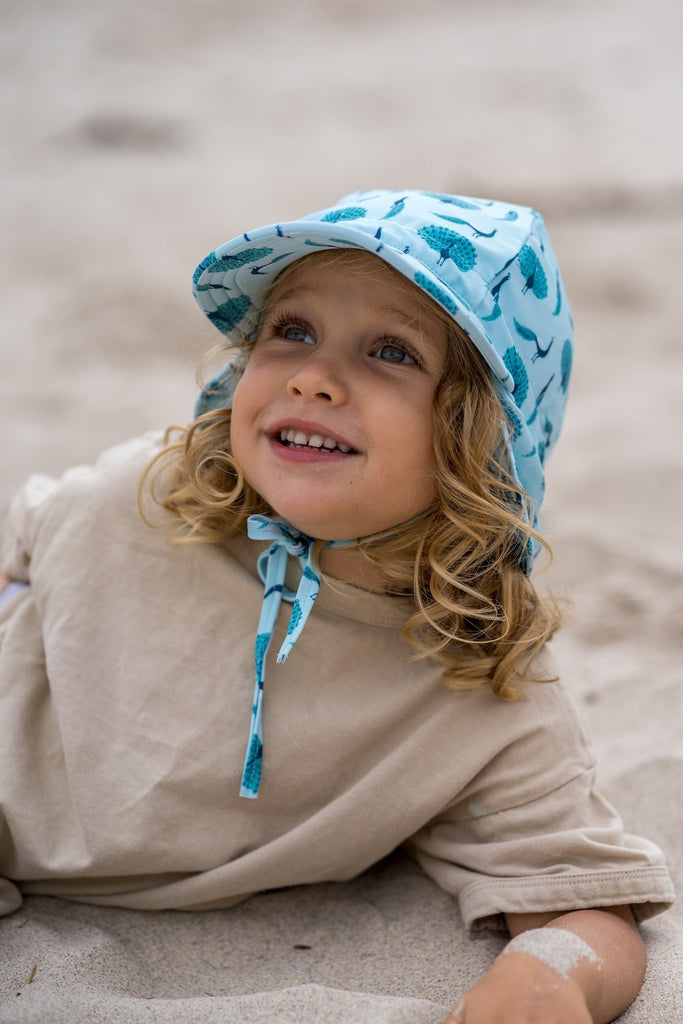 Peacock Swim Flap Cap - Acorn Kids Accessories