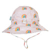 Rainbow Squiggle Floppy Sun Hat - Acorn Kids Accessories
