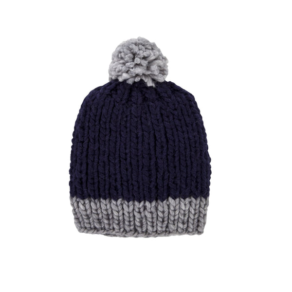 Traveller Chunky Beanie Navy - Acorn Kids Accessories